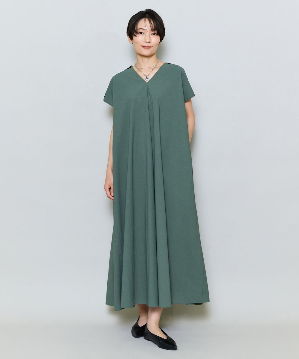 MOGA 布帛ワンピース グリーン