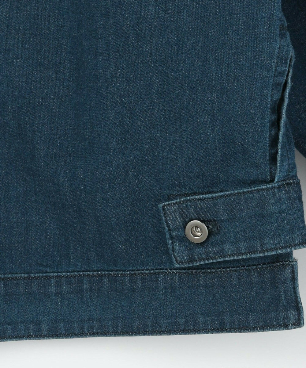 L'EQUIPE Lサイズ（大きいサイズ） 【大きいサイズ】7ozストレッチデニムジャケット ブルー