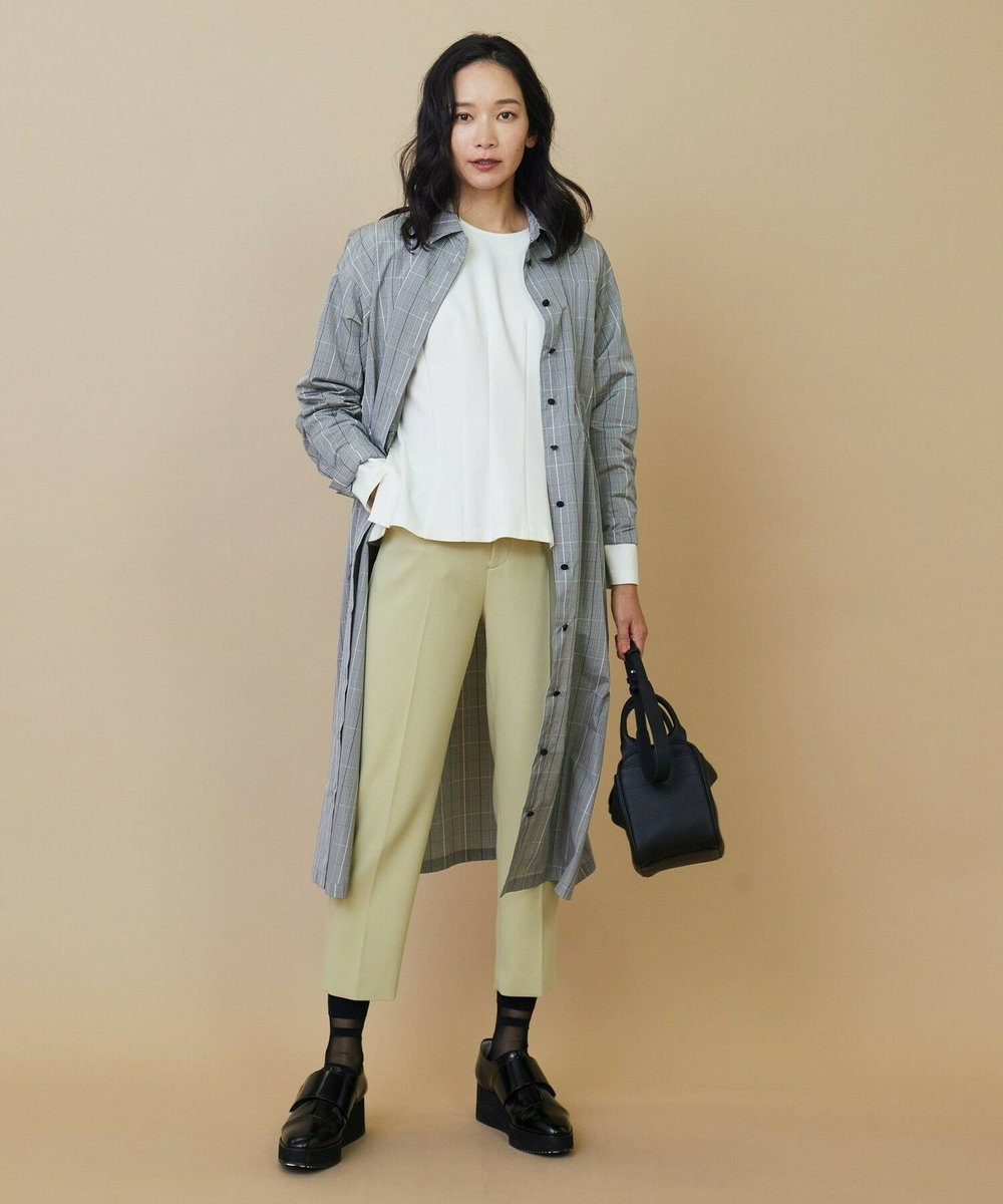 L'EQUIPE ソフトダブルクロスパンツ ライム