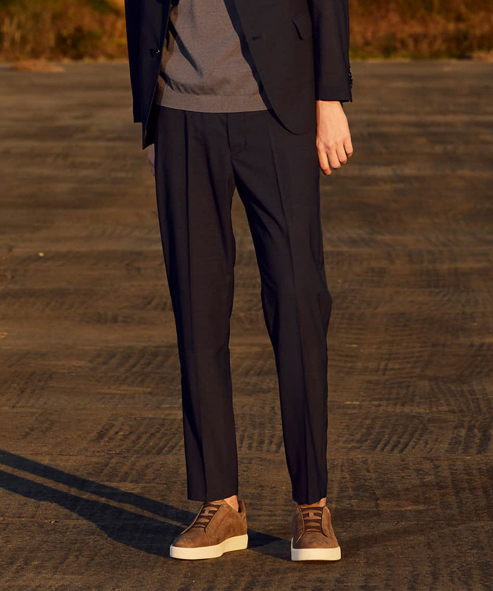 MEN'S BIGI 【COLE HAAN/コールハーン】MEN'S BIGI限定 GRANDPRO Luxe Slip-On Sneakers スニーカー ブラウン