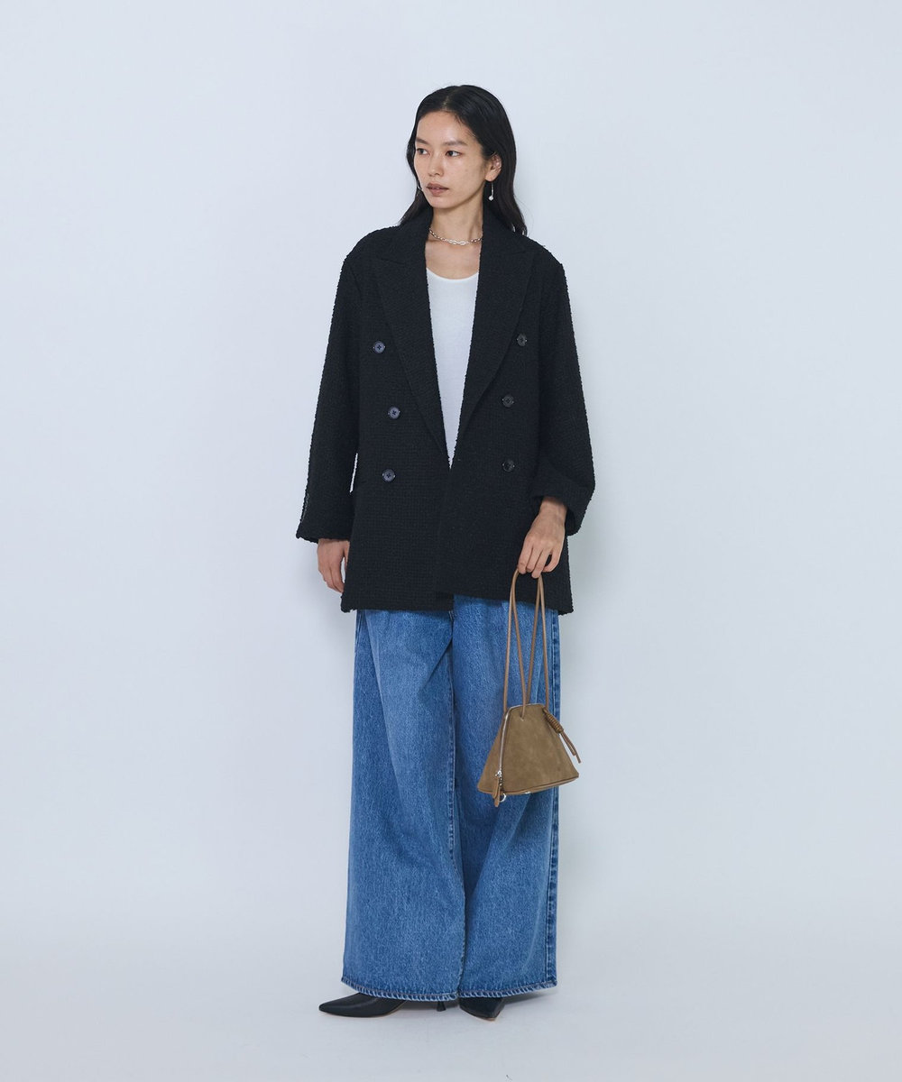 1er Arrondissement ＜COUTURE D'ADAM/クチュール ド アダム＞"Cottage Coat"コート ブラック