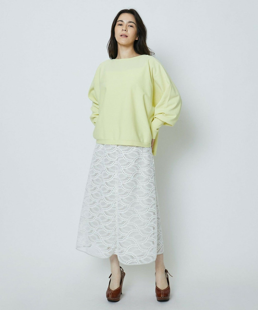 MOGA COTTON FITニット イエロー