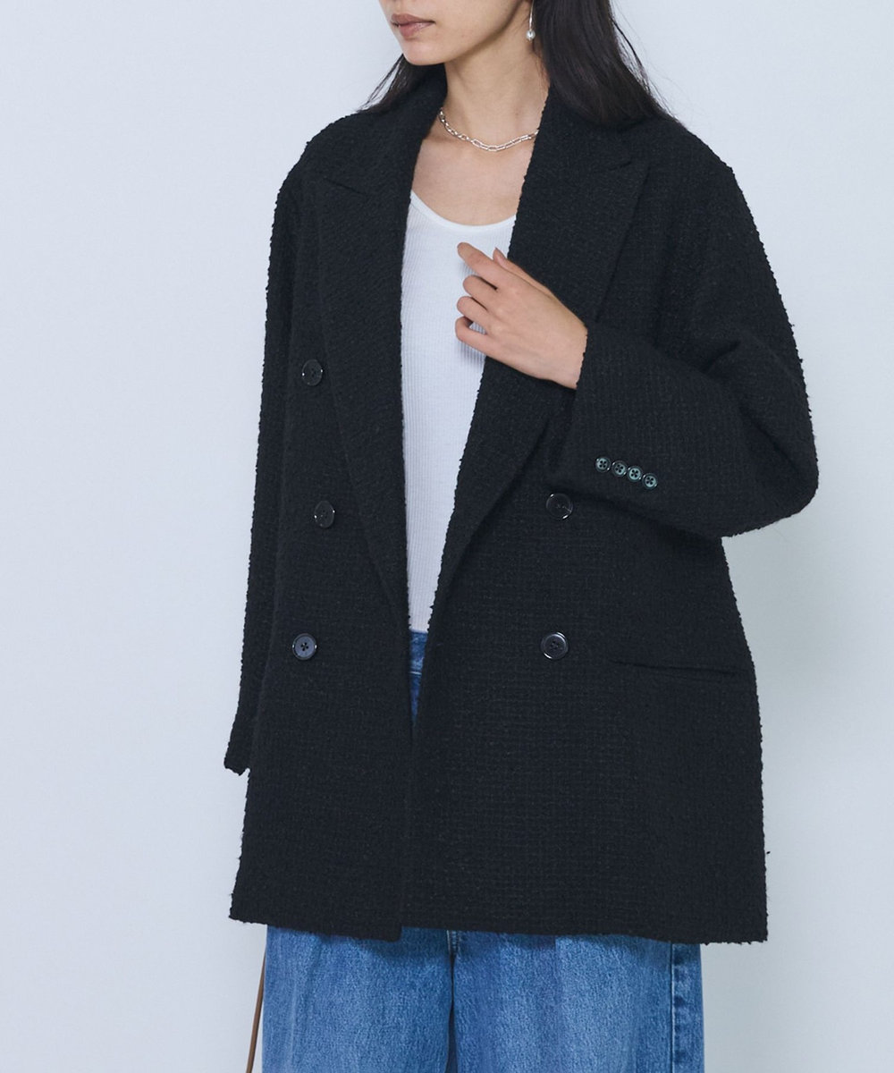 1er Arrondissement ＜COUTURE D'ADAM/クチュール ド アダム＞"Cottage Coat"コート ブラック