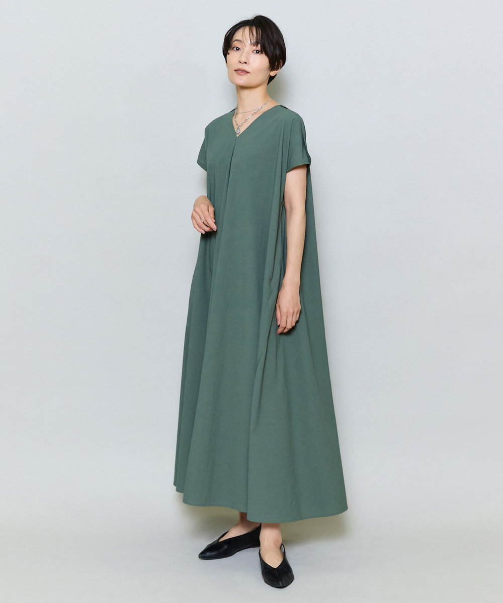 MOGA 布帛ワンピース グリーン