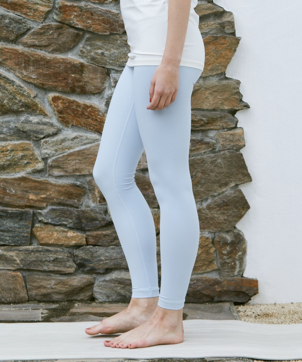 Julier 【定番】YOGA FITレギンス/UVカット・吸汗速乾・ホットヨガ対応・水着・水陸両用 ブルー
