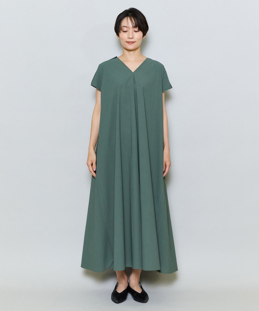 MOGA 布帛ワンピース グリーン