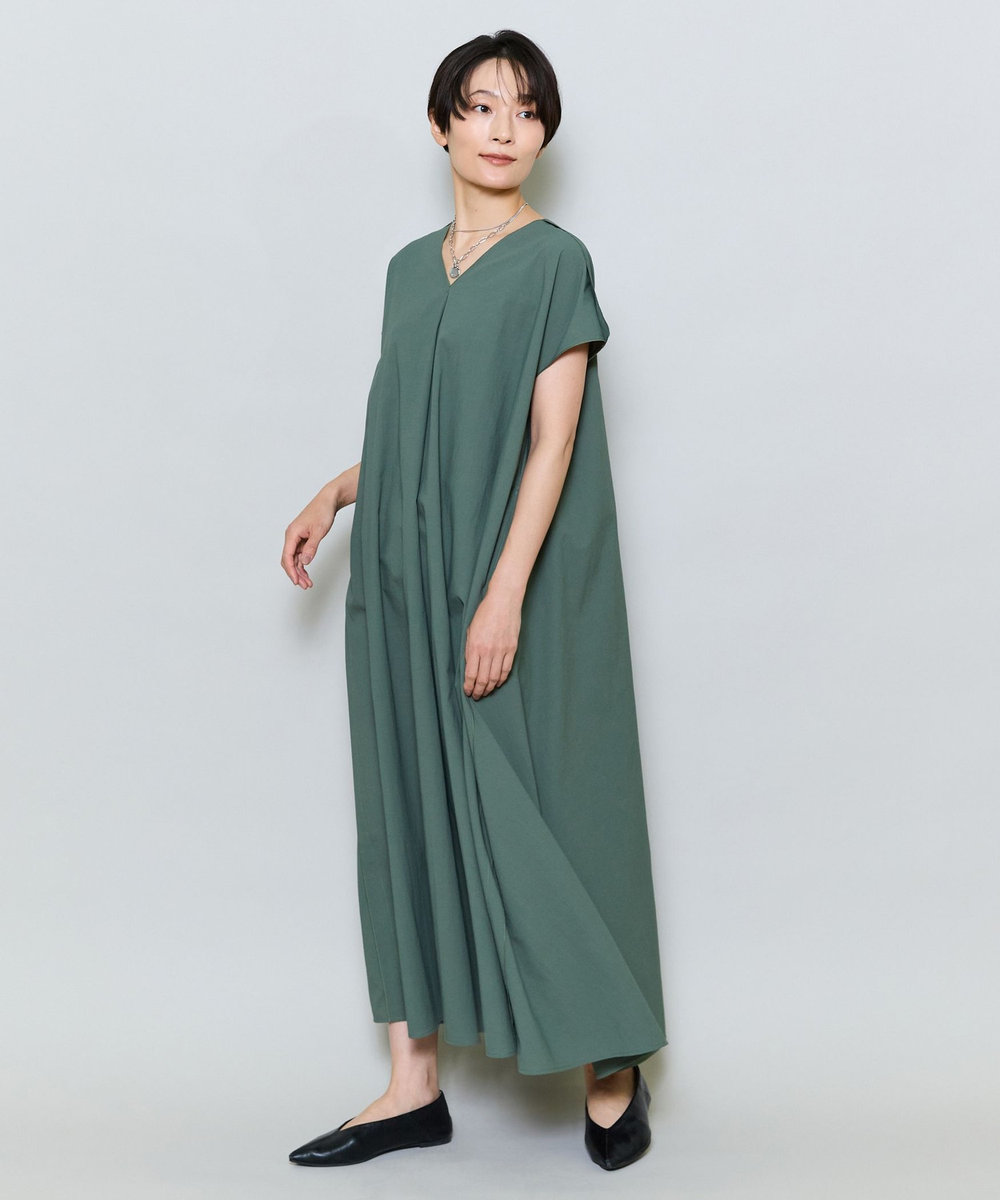 MOGA 布帛ワンピース グリーン