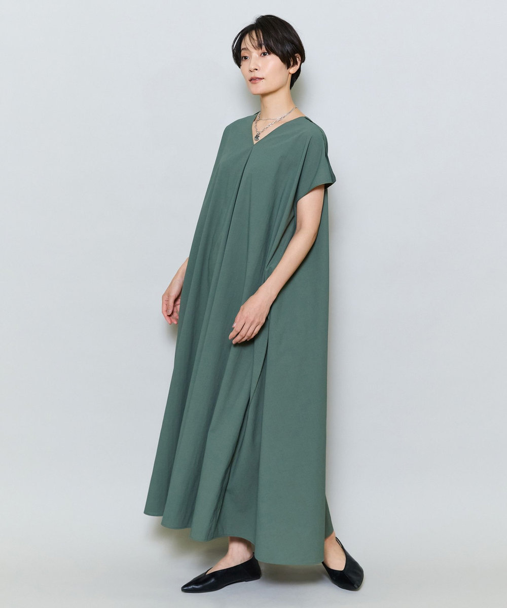 MOGA 布帛ワンピース グリーン