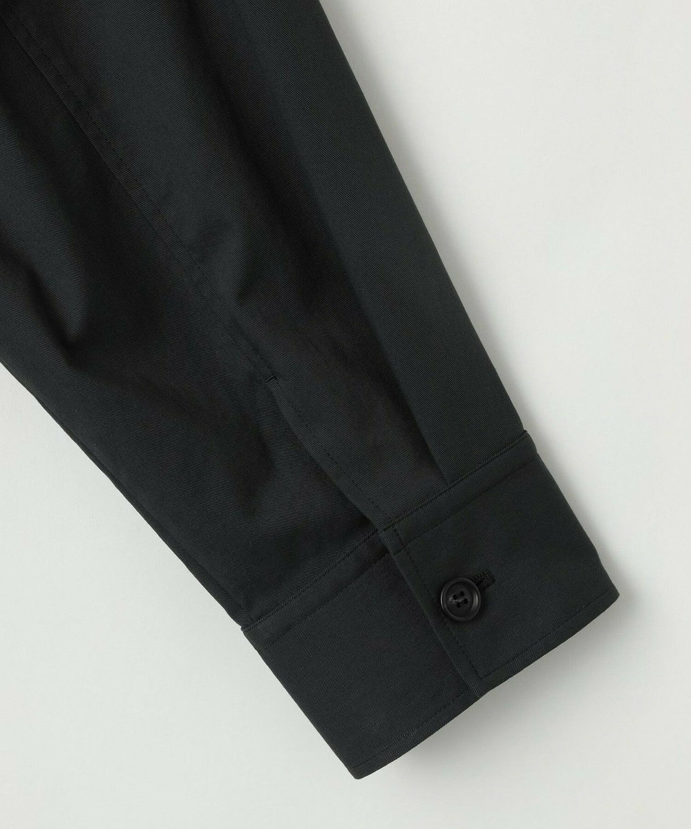 feerique Lサイズ（大きいサイズ） 【大きいサイズ】feerique ポリエステルツイルワイドクロップドジャケット［セットアップ可能］ チャコールグレー