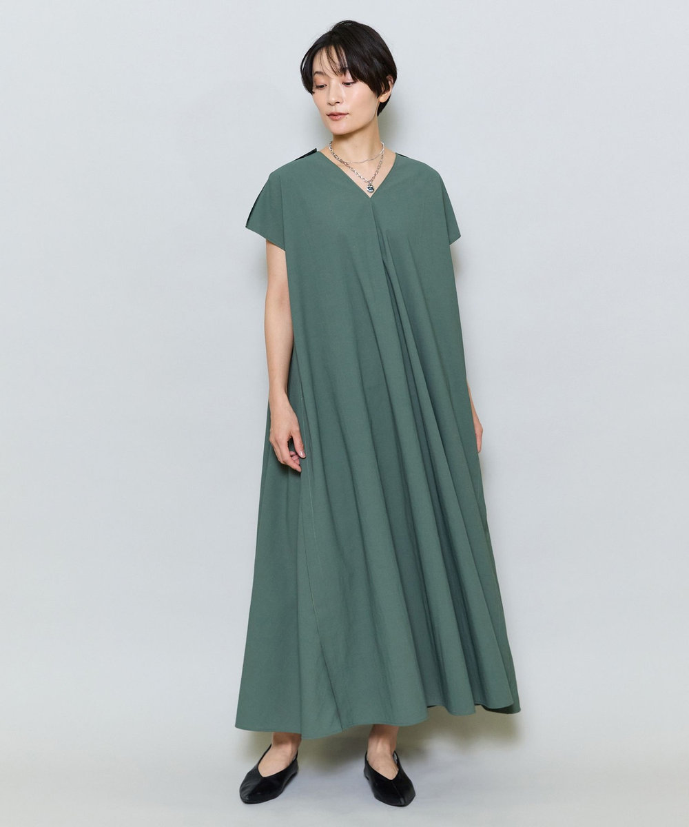 MOGA 布帛ワンピース グリーン