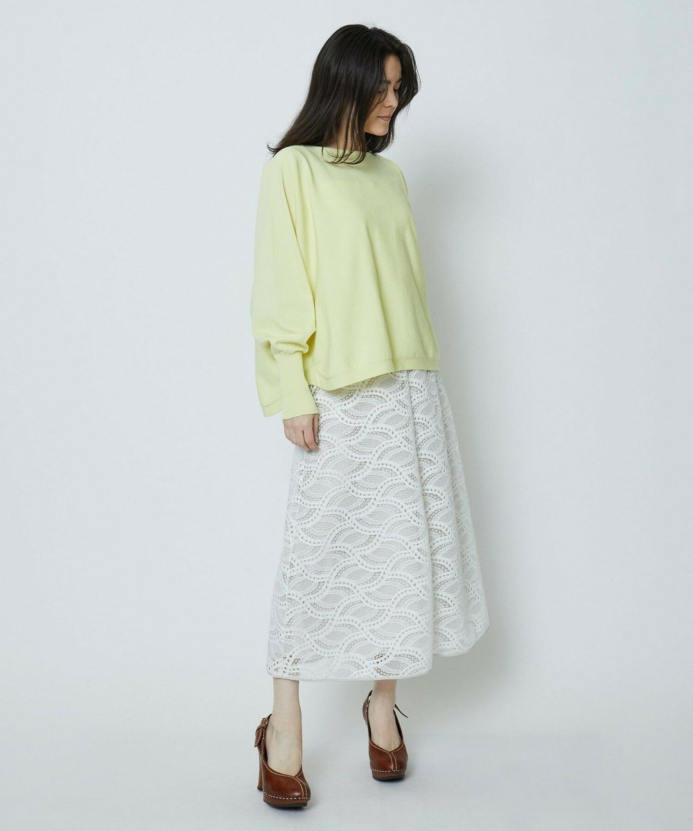 MOGA COTTON FITニット イエロー