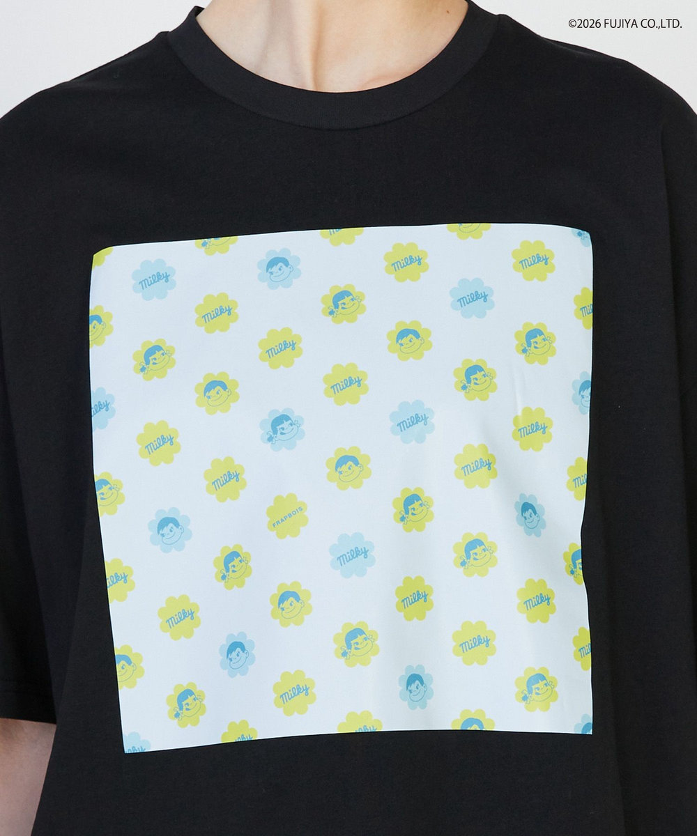 FRAPBOIS ミルキー ボックスＴシャツ ブラック