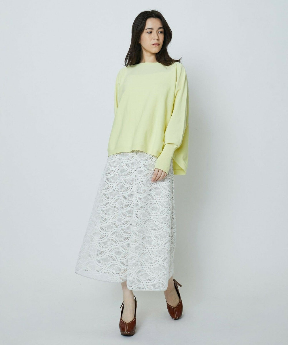 MOGA COTTON FITニット イエロー