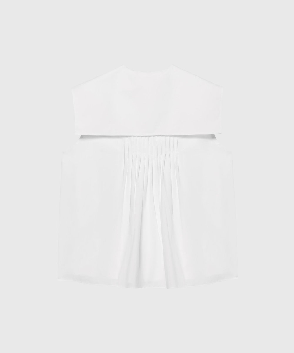 DÉPAREILLÉ 	TYPEWRITER SLEEVELESS BLOUSE / タイプライタースリーブレスブラウス オフホワイト