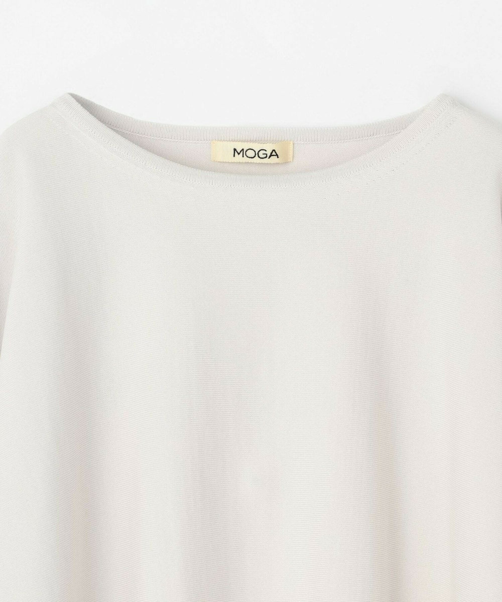 MOGA COTTON FITニット グレイッシュベージュ
