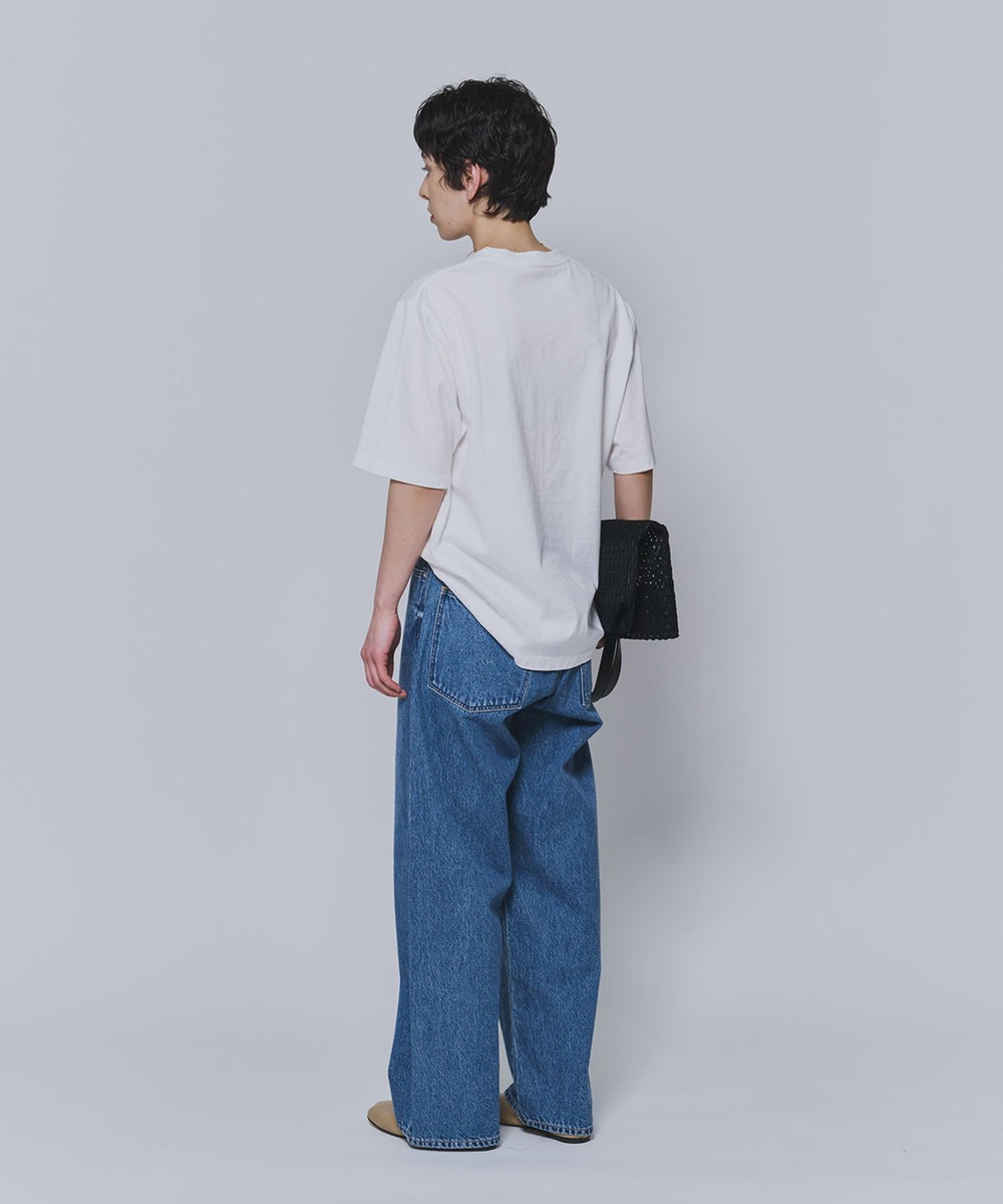 1er Arrondissement ロゴプリントＴシャツ ライム