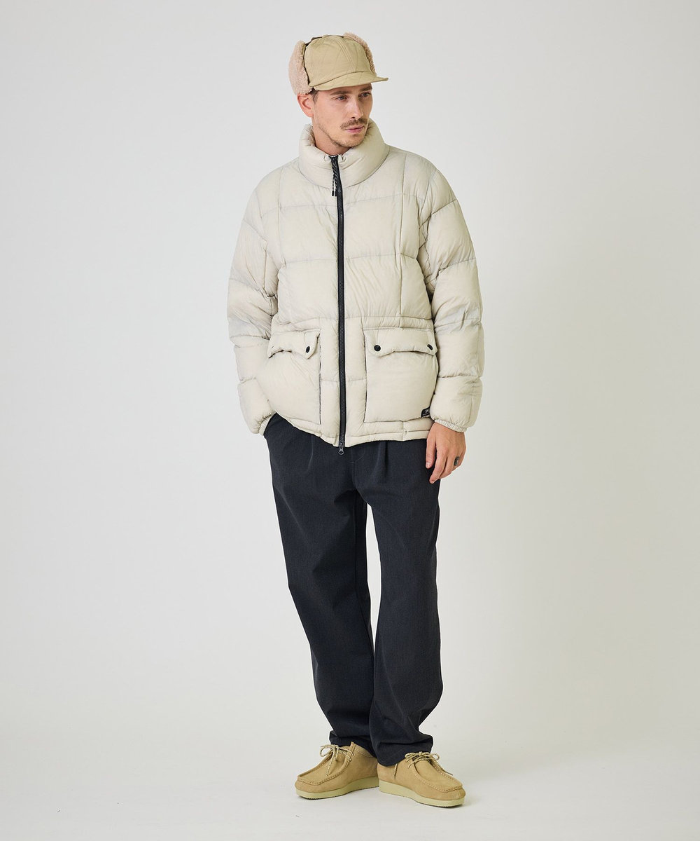 UNION STATION Basiquenti Quilting Short Flap Cap ベージュ