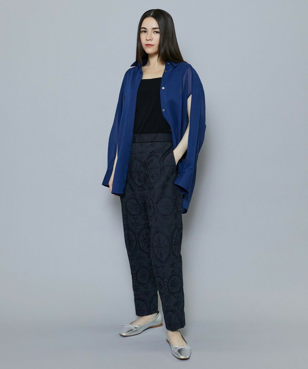 MOGA Collection ソルベガスボイル2wayブラウス ブルー