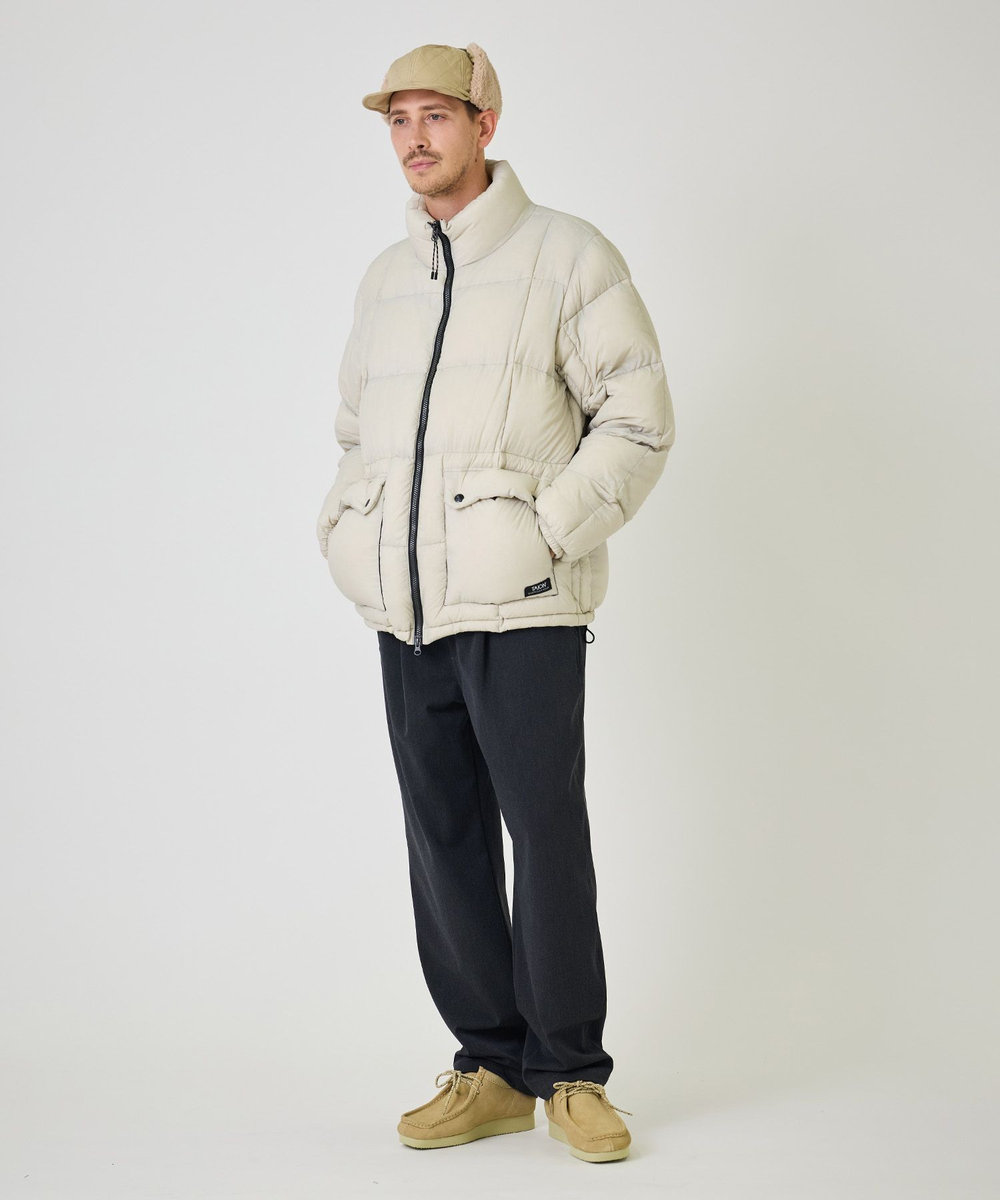 UNION STATION Basiquenti Quilting Short Flap Cap ベージュ