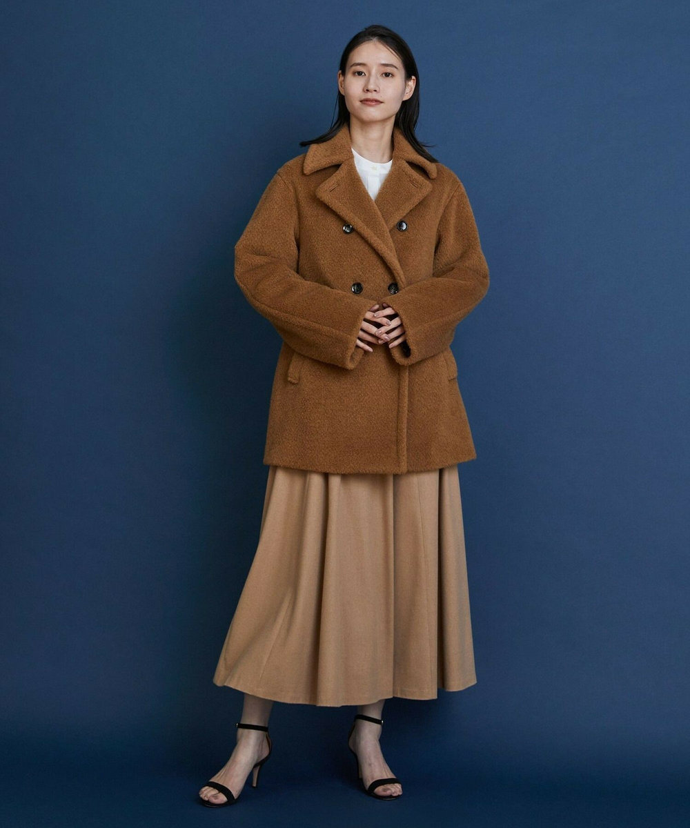 L'EQUIPE COUTURIER Super170'sウール＆カシミヤコート キャメル