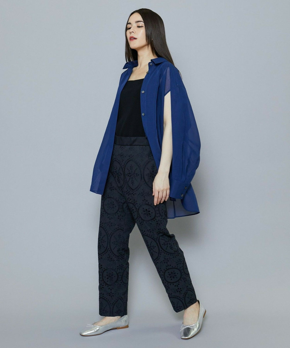 MOGA Collection ソルベガスボイル2wayブラウス ブルー