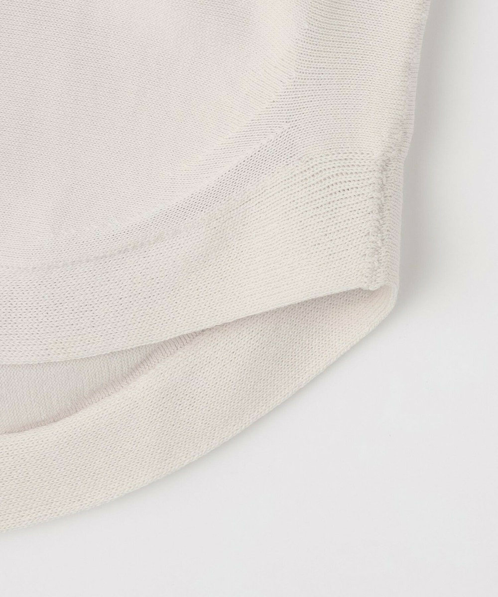 MOGA COTTON FITニット グレイッシュベージュ