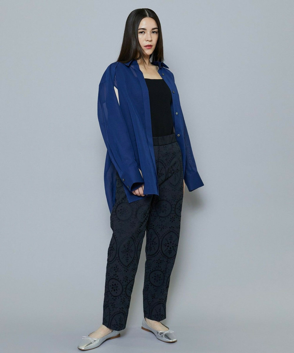 MOGA Collection ソルベガスボイル2wayブラウス ブルー