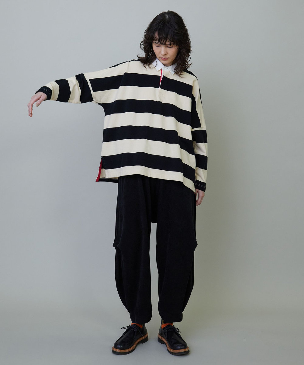 FRAPBOIS ラグビーカット シャツ ブラック系その他