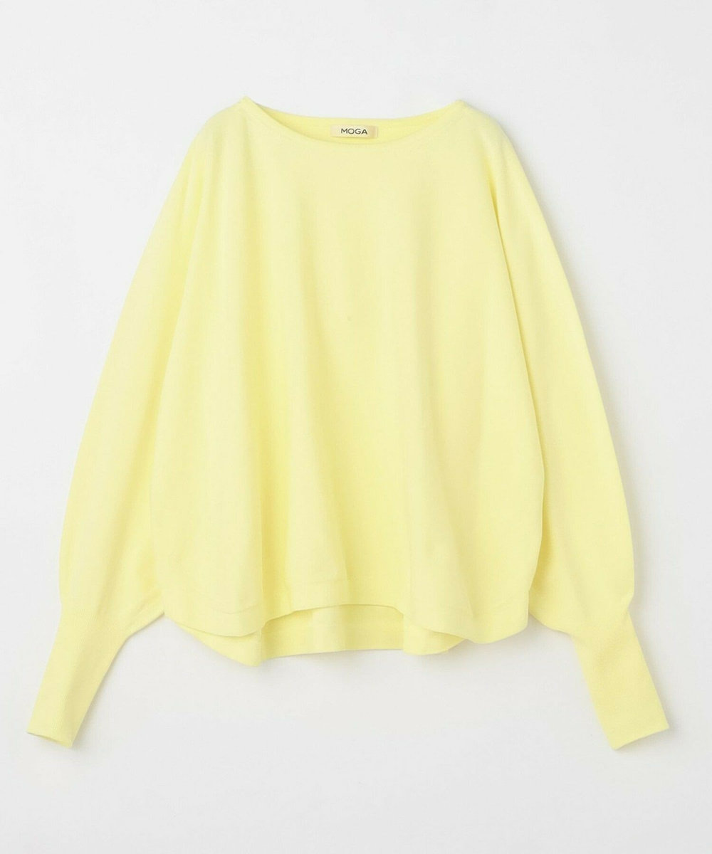 MOGA COTTON FITニット イエロー