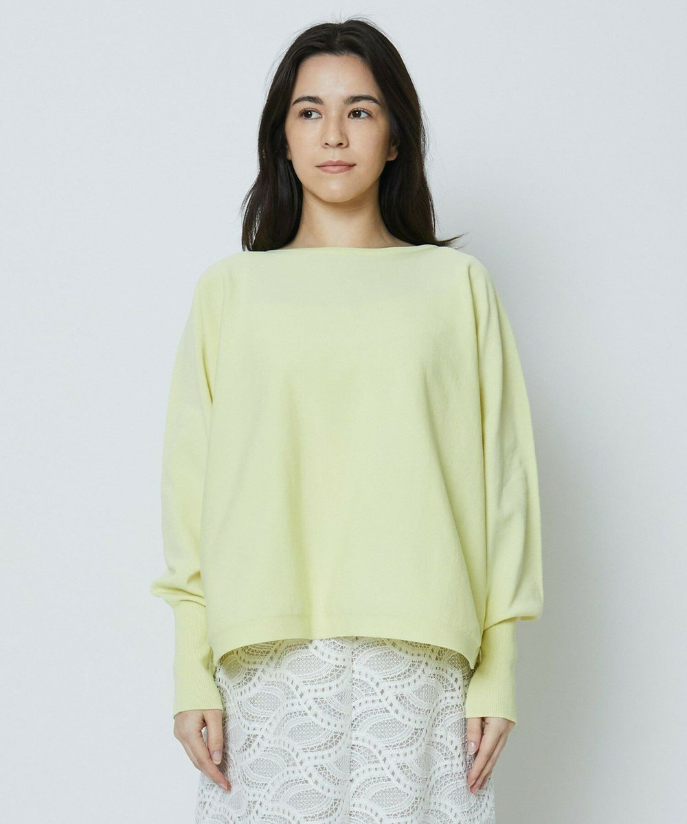 MOGA COTTON FITニット イエロー