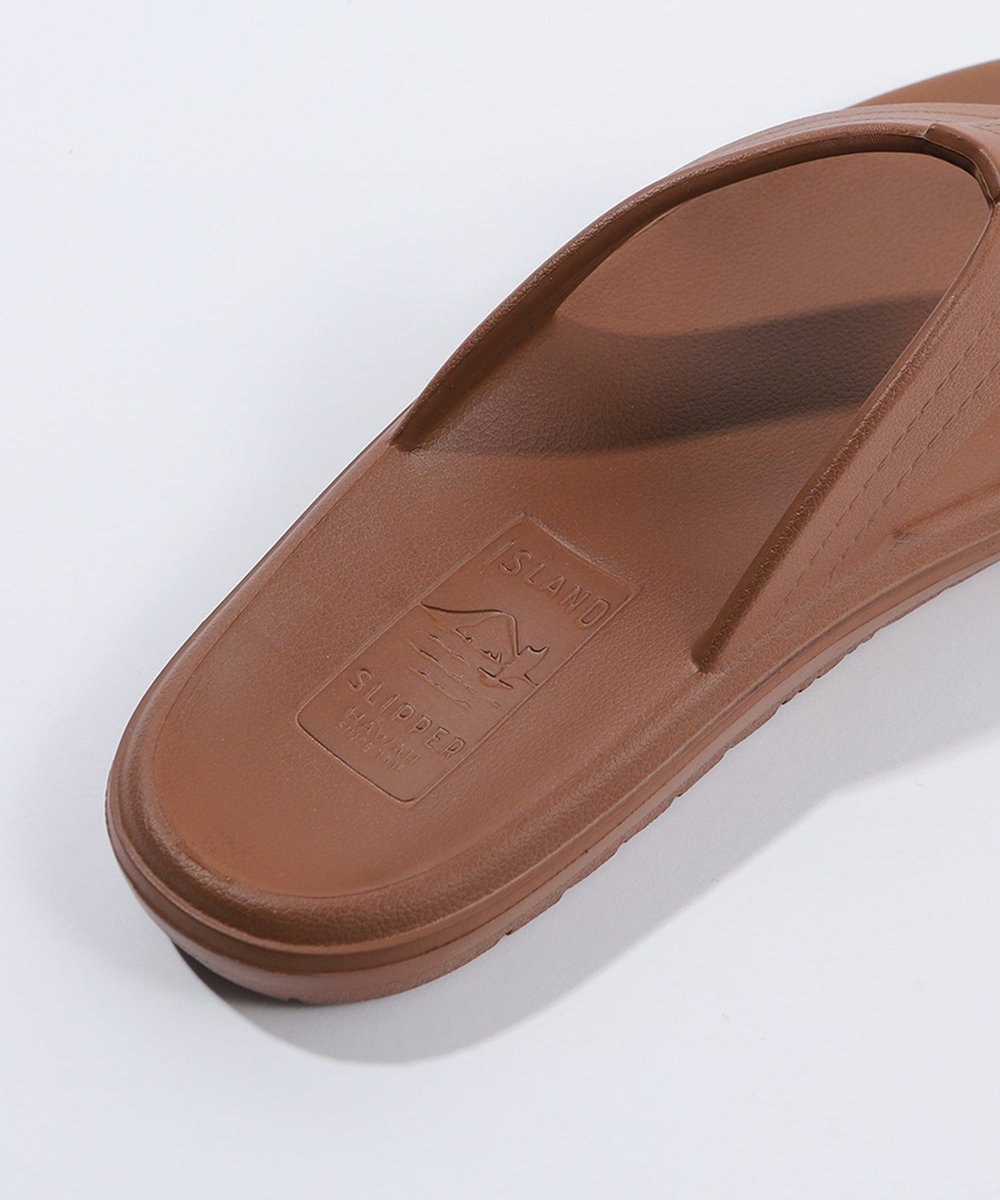MEN'S BIGI 【ISLAND SLIPPER/アイランドスリッパ】EVA ビーチサンダル ブラウン