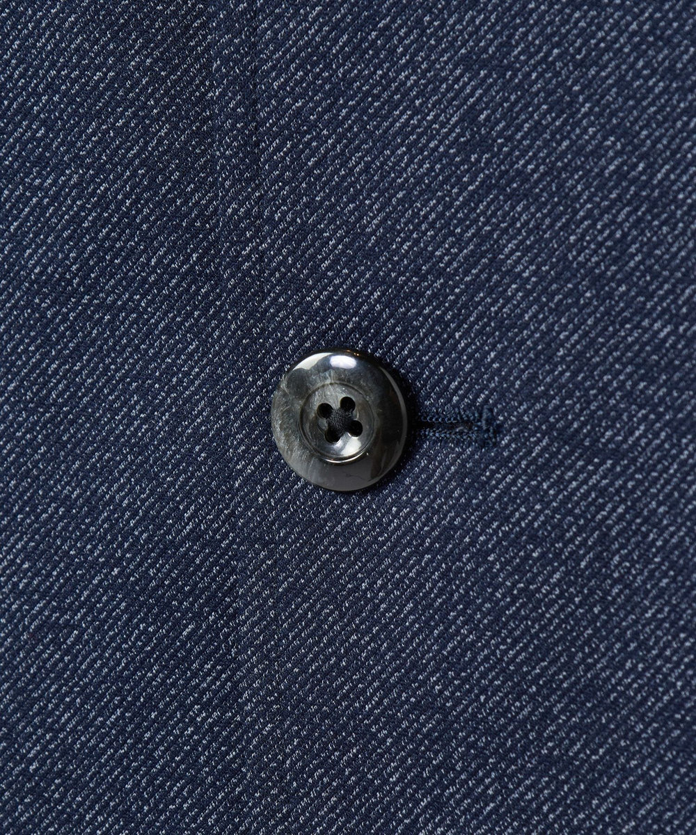 MEN'S BIGI 【ACTIVE TAILOR/アクティブテイラー】ハイゲージツイル ジャージジャケット＜防シワ性＞＜ストレッチ＞ ネイビー