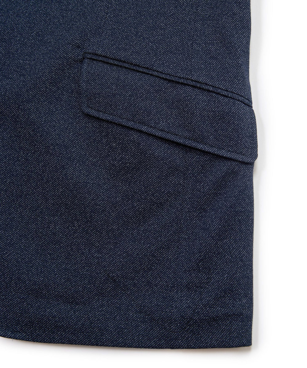 MEN'S BIGI 【ACTIVE TAILOR/アクティブテイラー】ハイゲージツイル ジャージジャケット＜防シワ性＞＜ストレッチ＞ ネイビー
