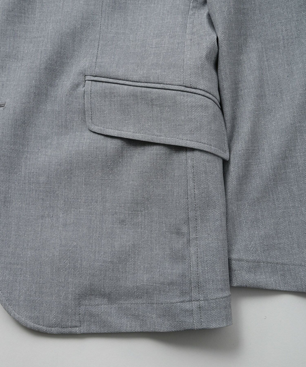 MEN'S BIGI 【ACTIVE TAILOR】COOL TOUCH 接触冷感ハイパーストレッチジャケット ライトグレー