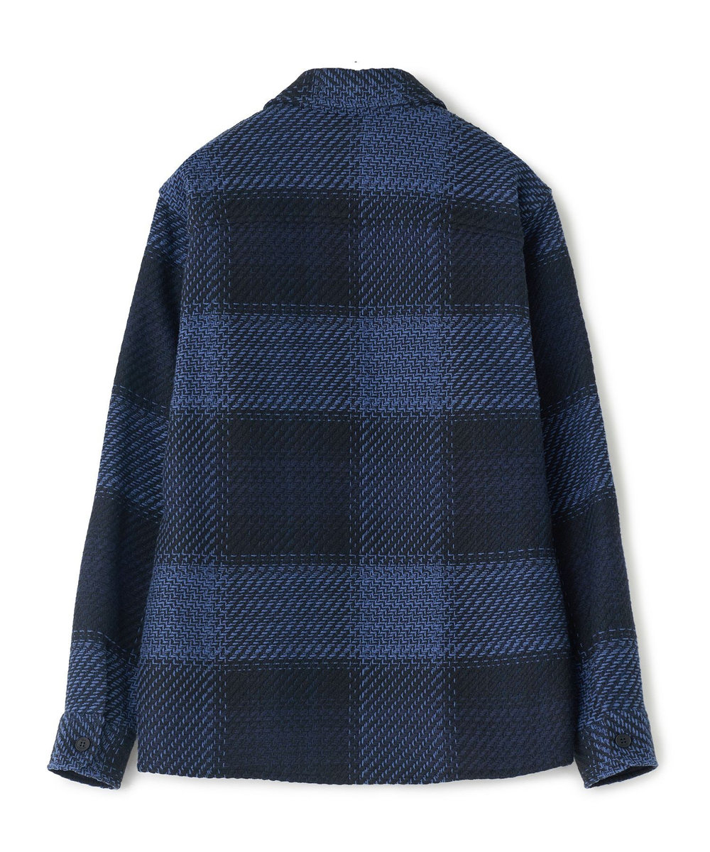 MEN'S BIGI 《別注》WAX LONDON ジャストフィットニットブルゾン グレー系その他