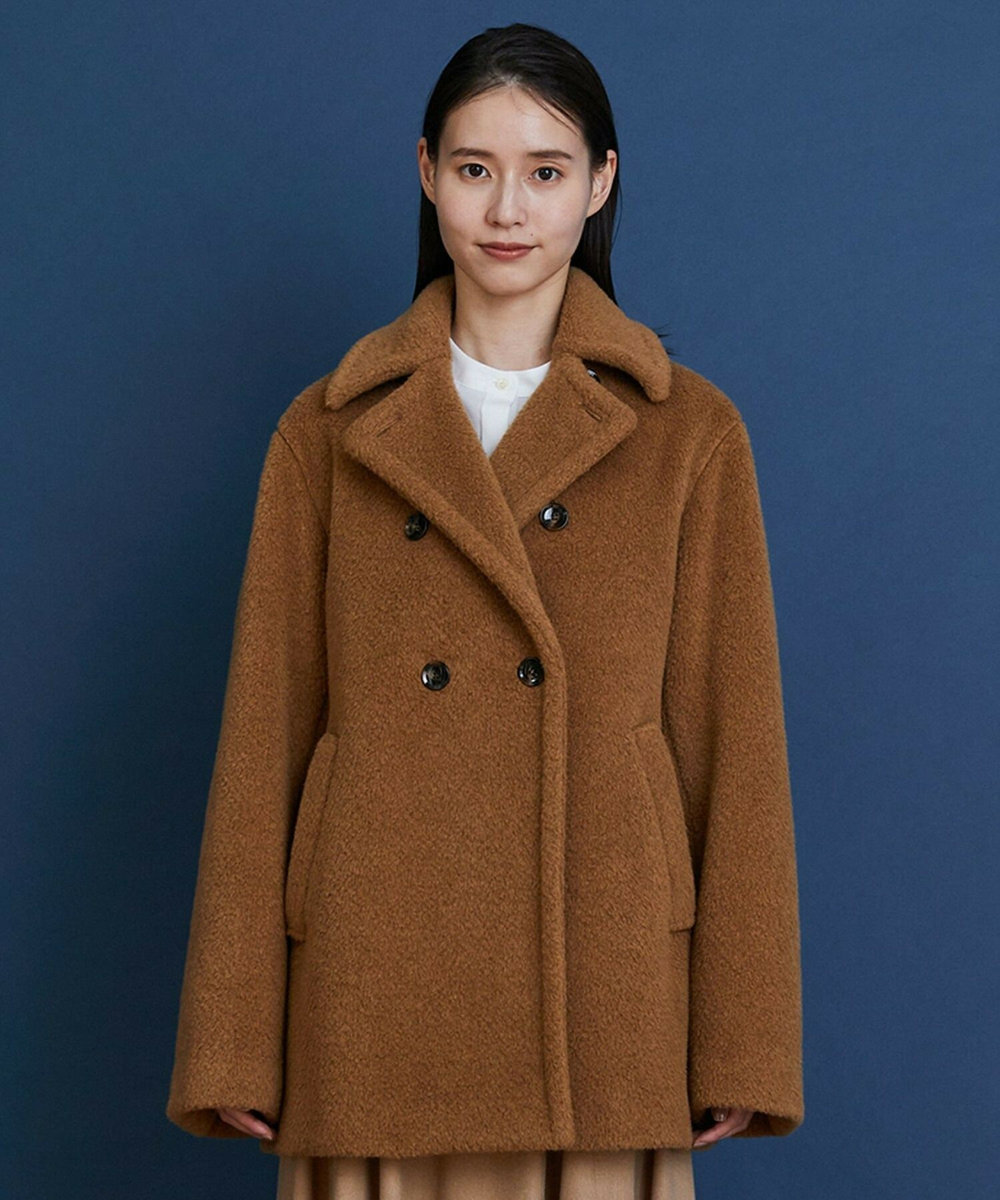L'EQUIPE COUTURIER Super170'sウール＆カシミヤコート キャメル