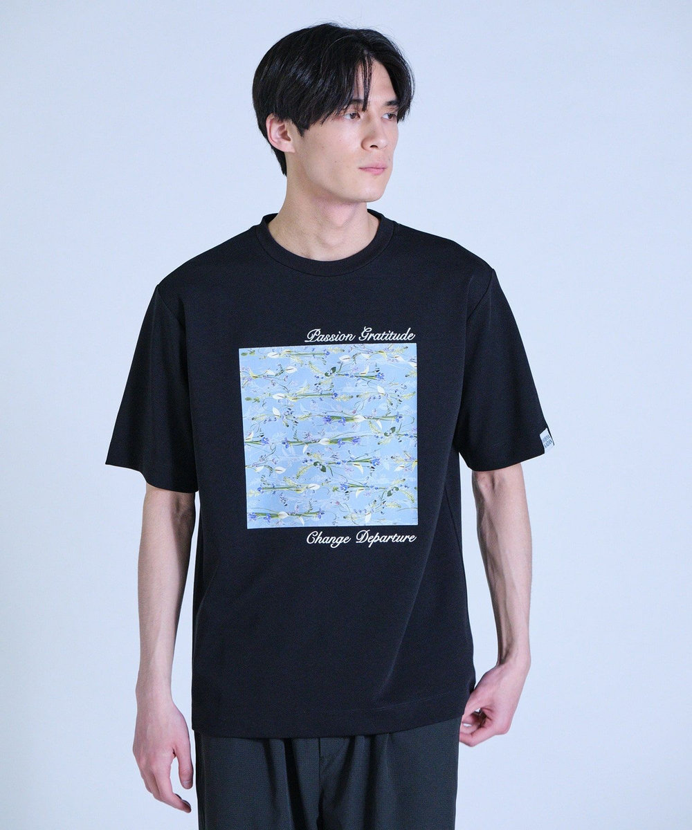 UNION STATION 【HIBIYA-KADAN】コラボグラフィックTシャツ ブラック