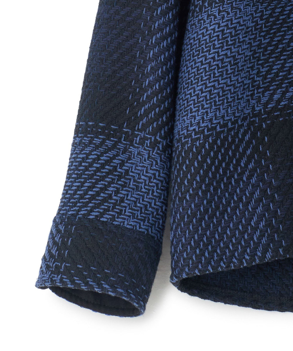 MEN'S BIGI 《別注》WAX LONDON ジャストフィットニットブルゾン グレー系その他