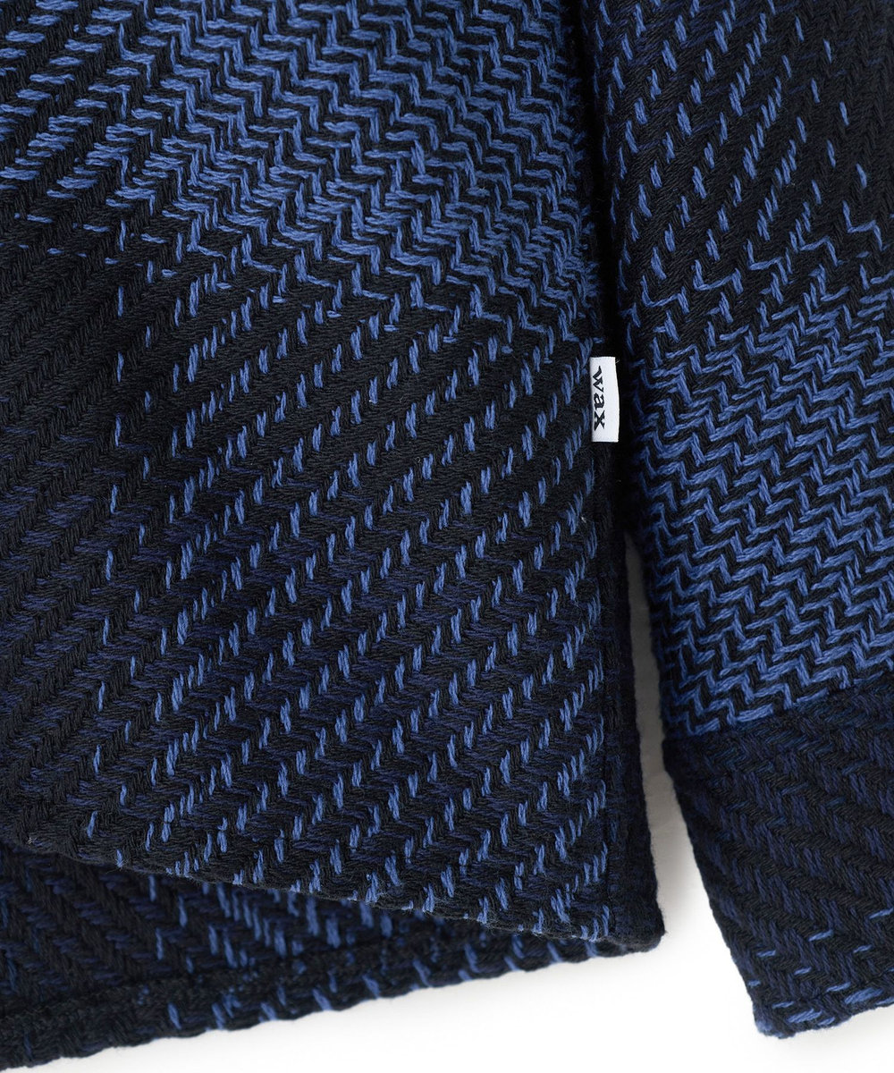 MEN'S BIGI 《別注》WAX LONDON ジャストフィットニットブルゾン グレー系その他