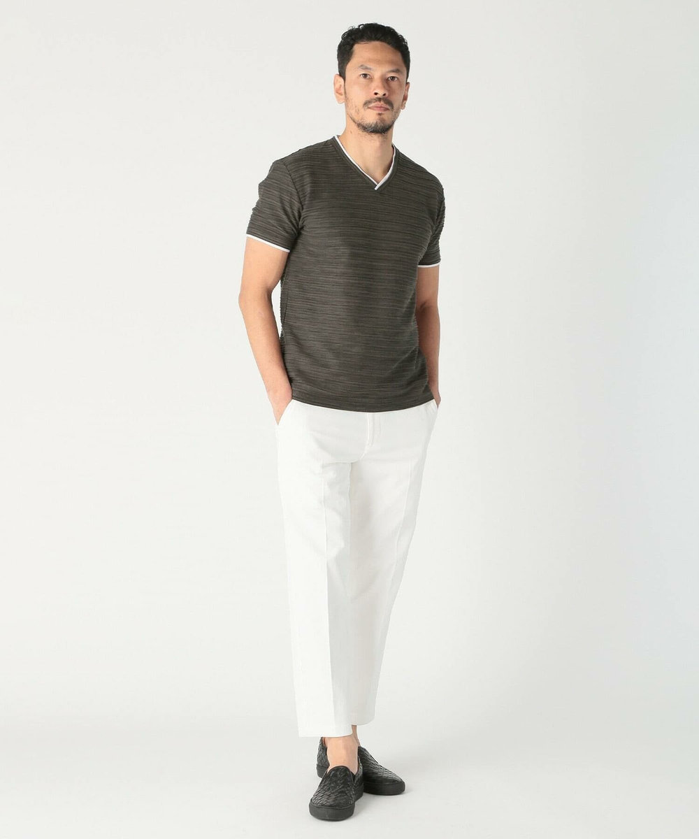 MEN'S BIGI スラブタック天竺素材Tシャツ＜吸水速乾＞ グリーン
