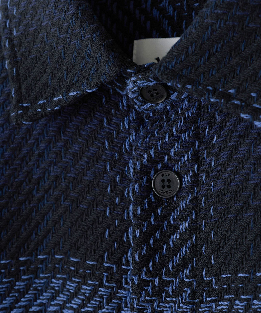 MEN'S BIGI 《別注》WAX LONDON ジャストフィットニットブルゾン グレー系その他