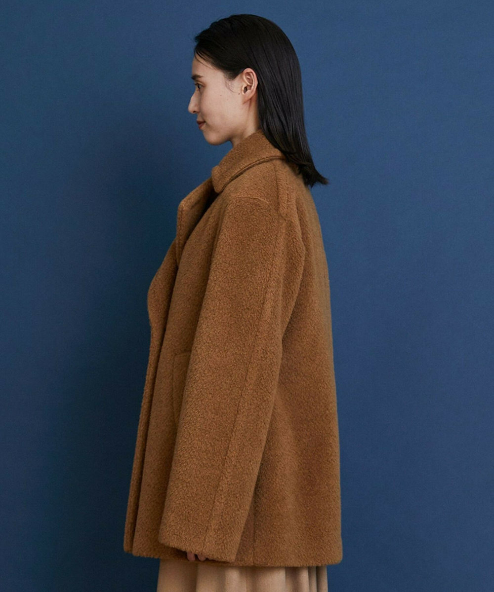 L'EQUIPE COUTURIER Super170'sウール＆カシミヤコート キャメル