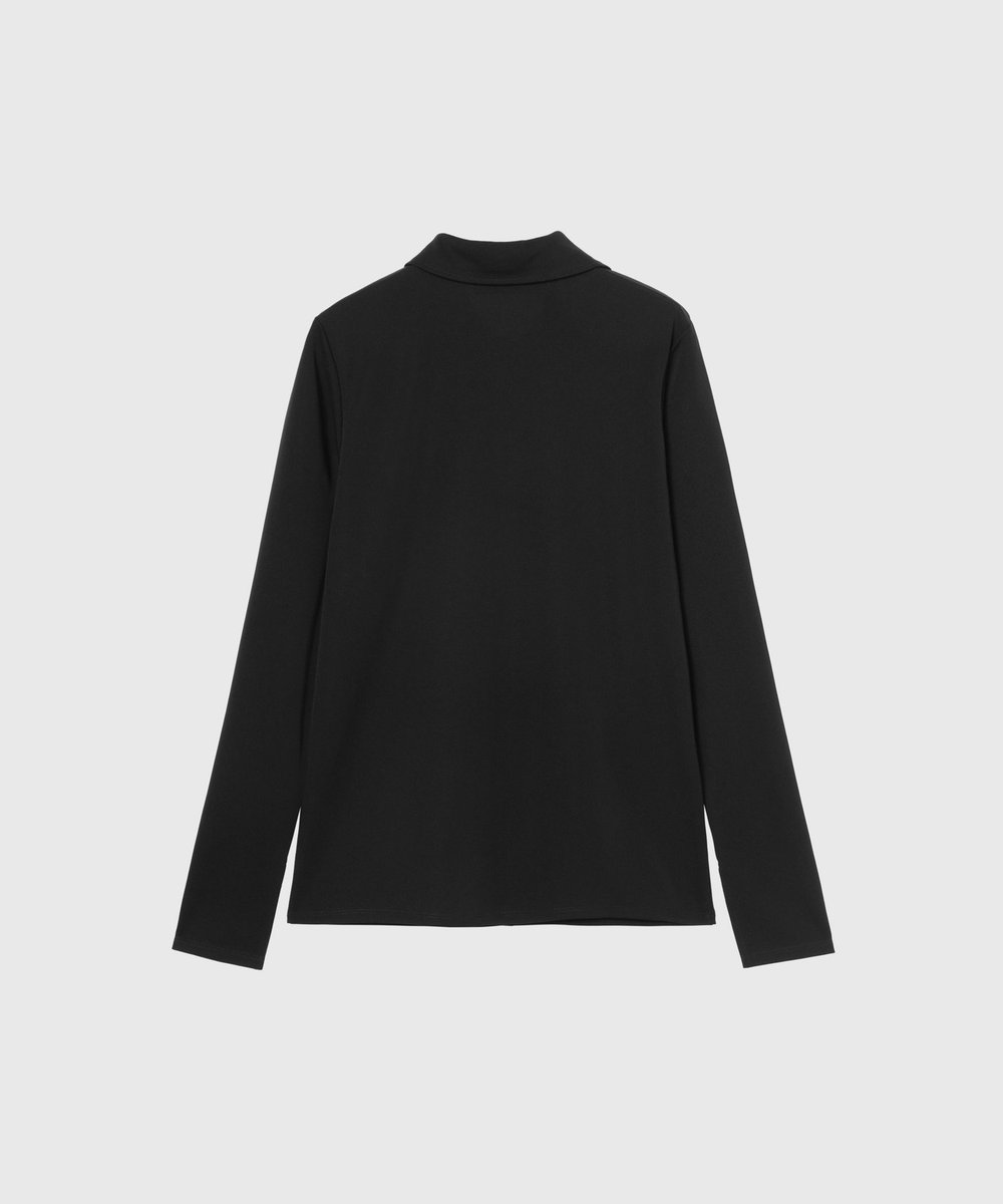 DÉPAREILLÉ TRIACETATE JERSEY SHIRT / トリアセテートジャージーシャツ ブラック