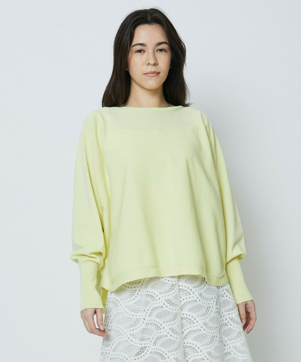 MOGA COTTON FITニット イエロー