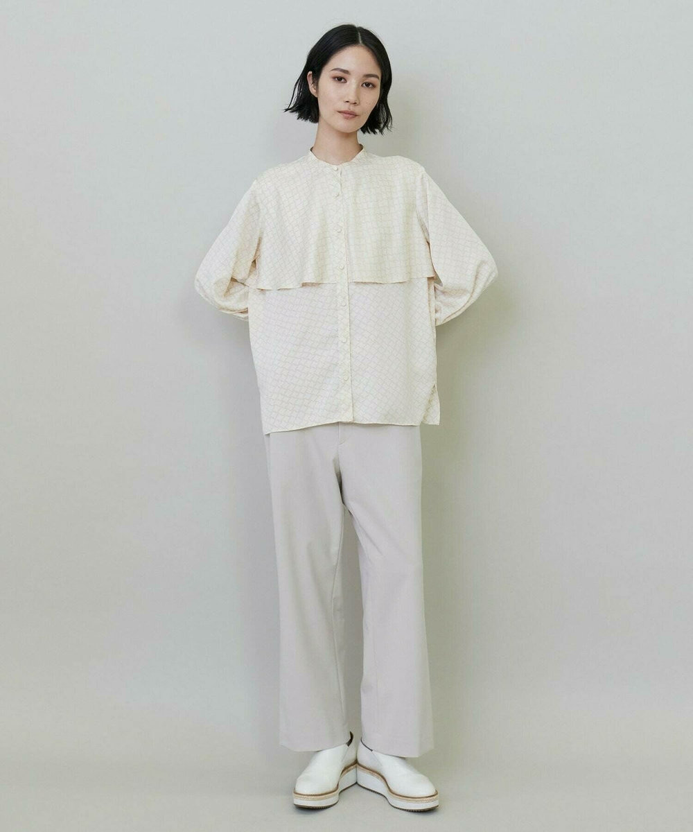 L'EQUIPE Lサイズ（大きいサイズ） 【大きいサイズ】2WAYストレッチパンツ ベージュ