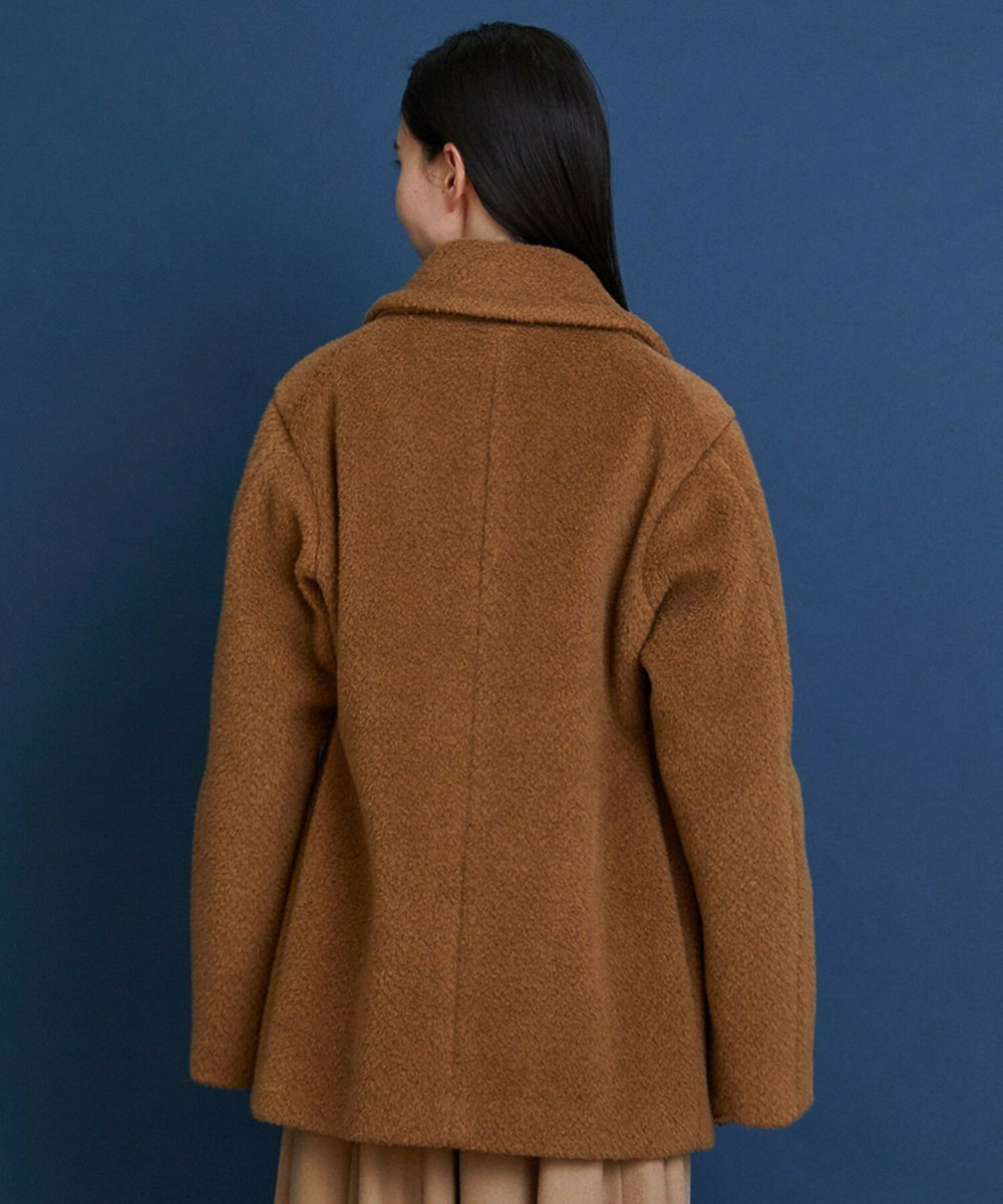 L'EQUIPE COUTURIER Super170'sウール＆カシミヤコート キャメル