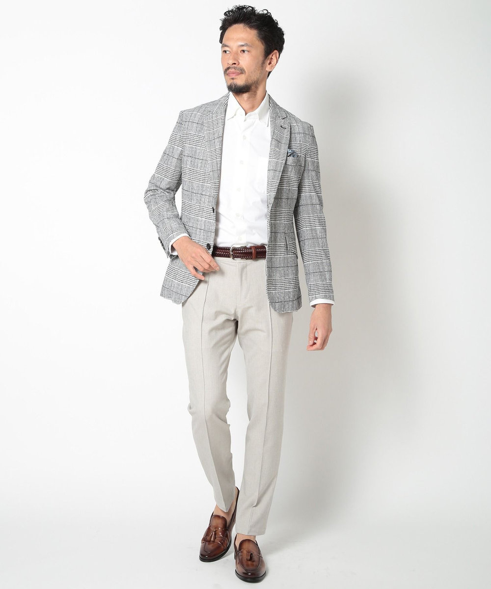 MEN'S BIGI 【ACTIVE TAILOR】2WAYストレッチスラックス ベージュ