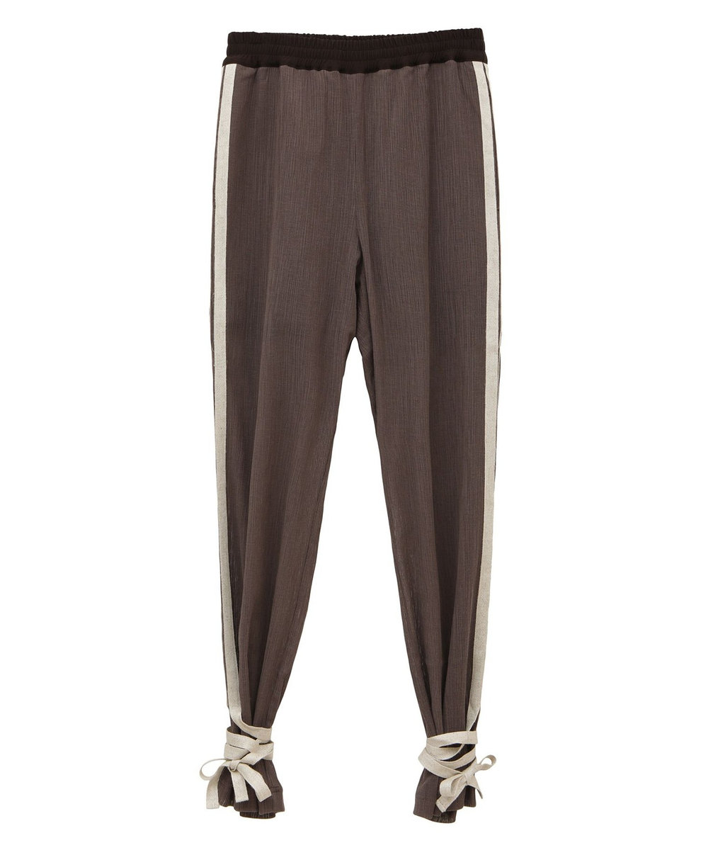 1er Arrondissement 【別注カラー】＜J.C.M (ジェイシーエム)＞ドローコードシアーパンツ ブラウン