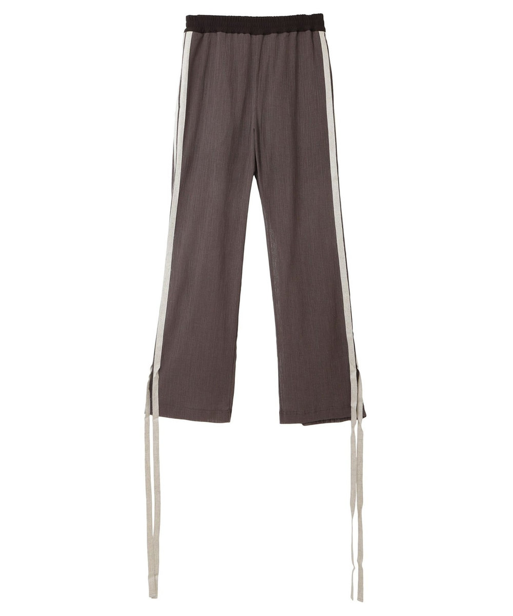 1er Arrondissement 【別注カラー】＜J.C.M (ジェイシーエム)＞ドローコードシアーパンツ ブラウン