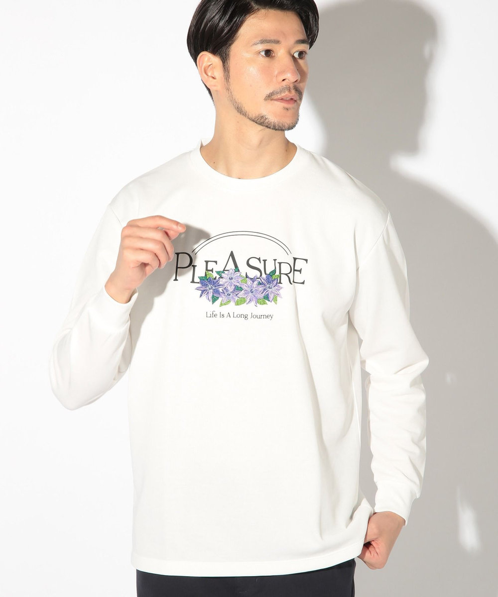 UNION STATION リサイクルポリエステルポンチロンT/デザインTシャツ ホワイト